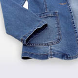 Sandra - Klasyczna Denim Marynarka