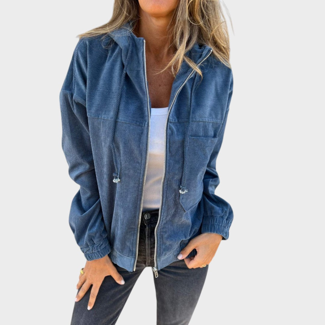 Jagoda™ - Kurtka z kapturem i zamkiem z cordury