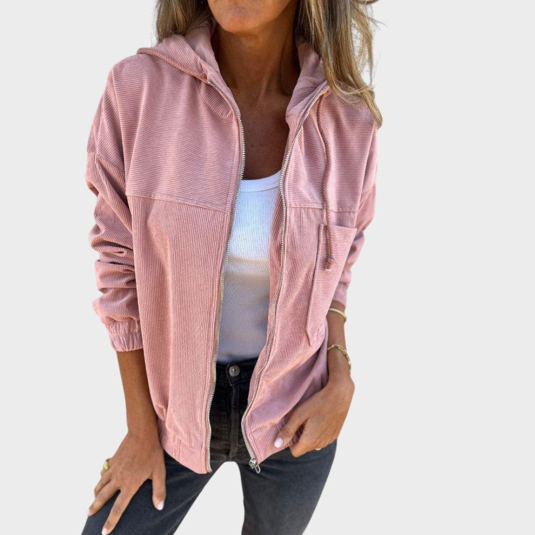 Jagoda™ - Kurtka z kapturem i zamkiem z cordury