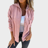 Jagoda™ - Kurtka z kapturem i zamkiem z cordury