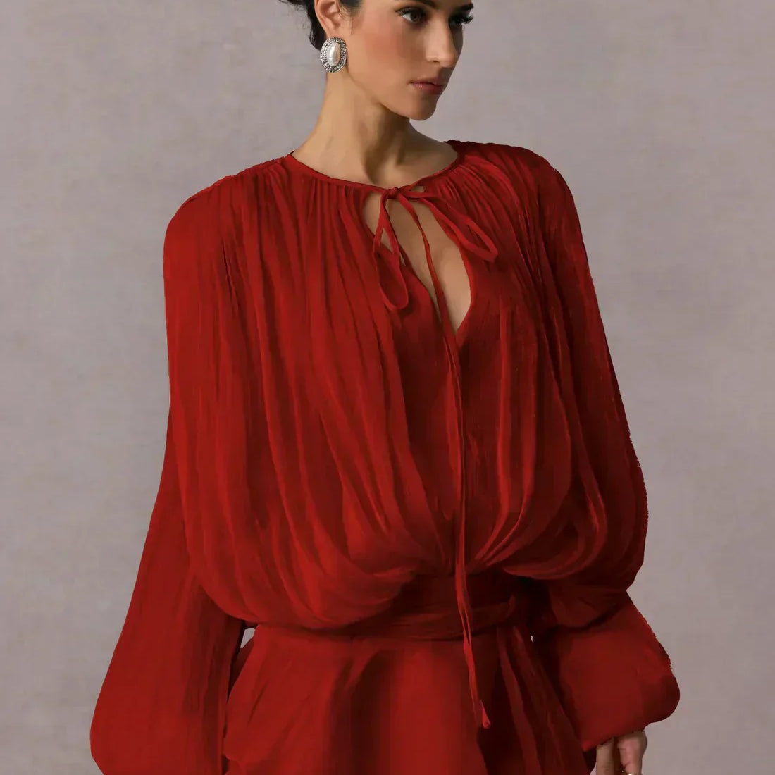 Lidżana | Elegancka Krótka Sukienka Boho