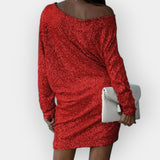 Sukienka wieczorowa z cekinami