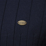 Sweter z średnim kołnierzem i zamkiem błyskawicznym dla mężczyzn