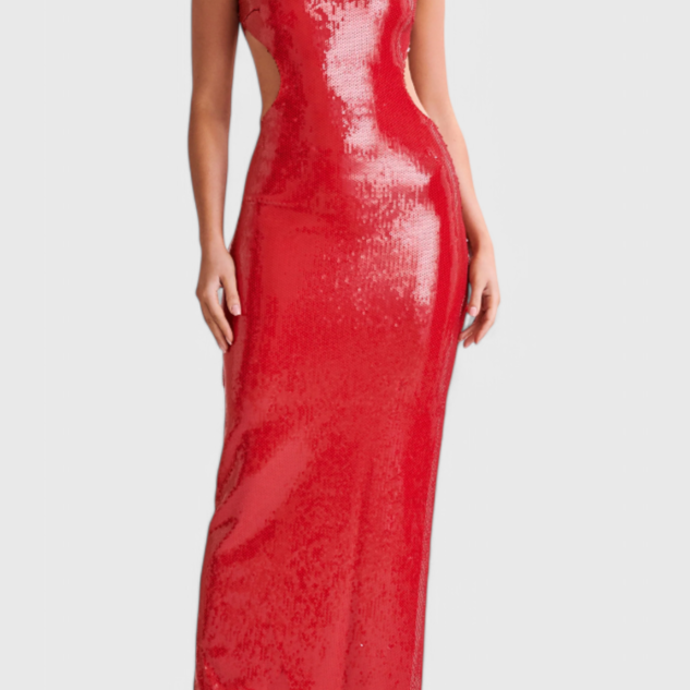 Mia Długa Wąska Sukienka