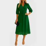 Lekka sukienka z jedwabiu na eleganckie okazje