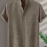 Koszula Męska Krótki Rękaw