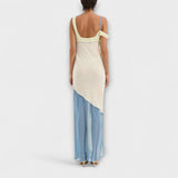 Aurora - Midi sukienka Thames z detalami od splicie