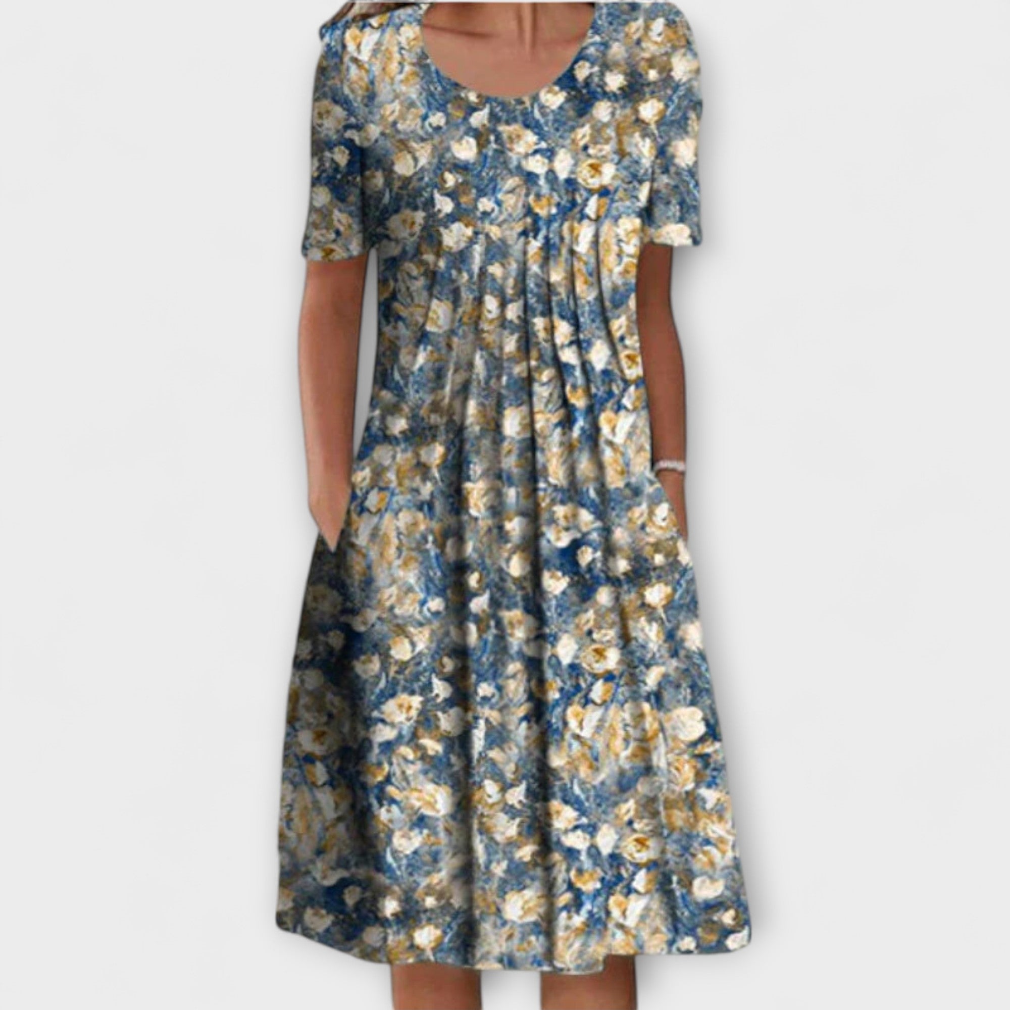 Emeli – Stylowa Sukienka z Kontrolą Brzucha