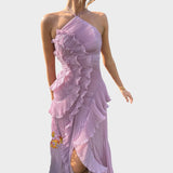 Marina - Rękawowa Sukienka Maksi