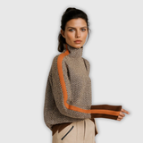 Martina™ | Sweter z wysokim kołnierzem