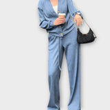 Hedwiga - Zestaw plecionego płaszcza i spodni