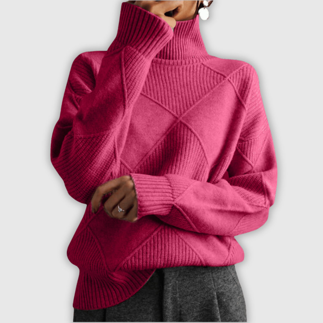 Blanka – Wysoki golf z miękkiego kaszmiru