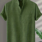 Koszula Męska Krótki Rękaw