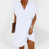 Elegancka Sukienka z Łaskawą Linią