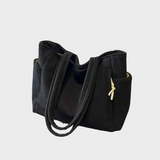 Amalia – Rękawowa torba z detalami ze sznurka