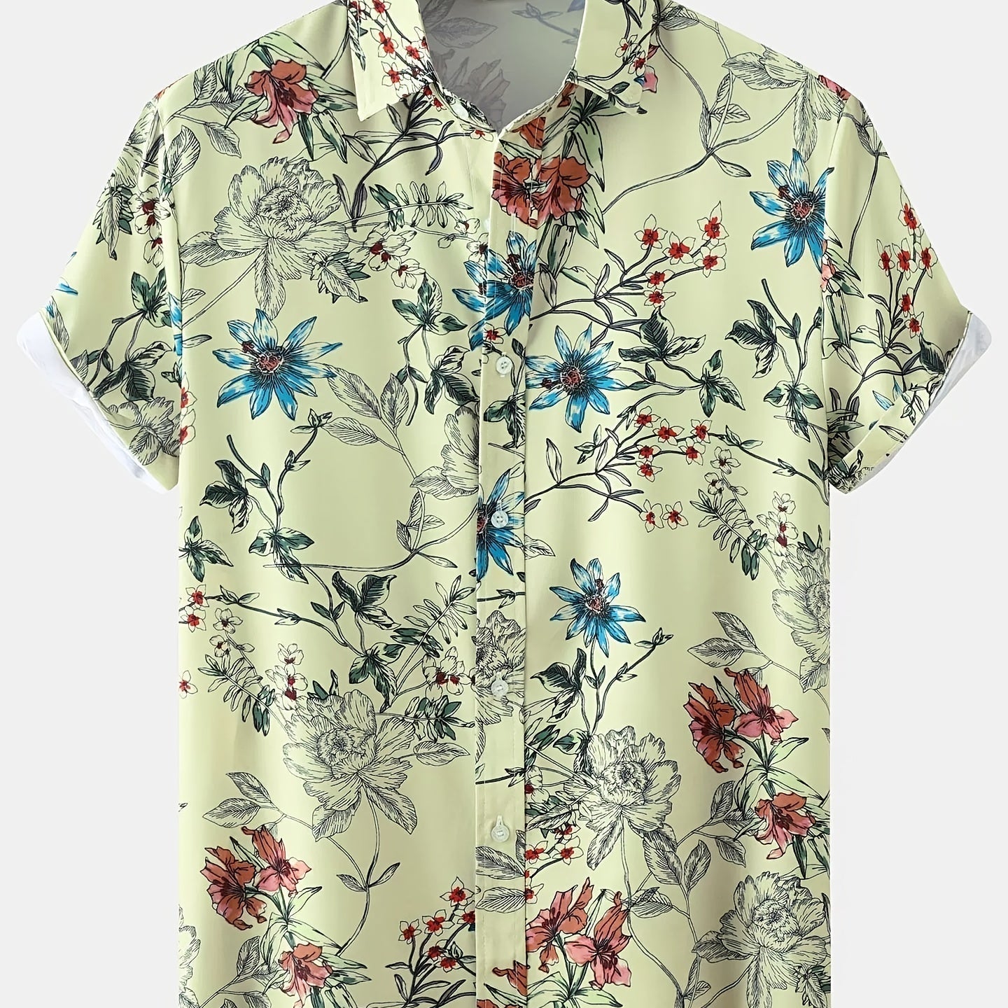 Męska koszula w kwiaty