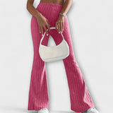 Wąskie - Szerokie spodnie ze stylem