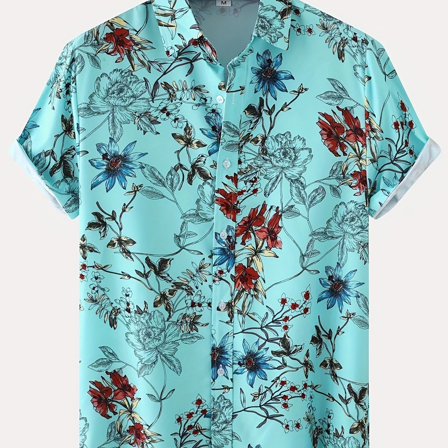 Męska koszula w kwiaty