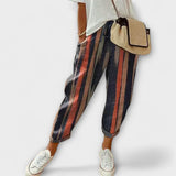 Marieta - Wygodne spodnie z bawełny i lnu