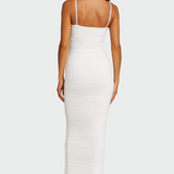 Biała Sukienka Powietrzna Prostota