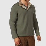 Sweter z vintage kołnierzem dla mężczyzn