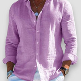 Luźna męska koszula na co dzień