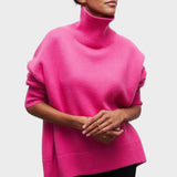 Desanka - Bluzka z Wysokim Kołnierzem