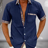 Klasyczna męska koszula z krótkim rękawem