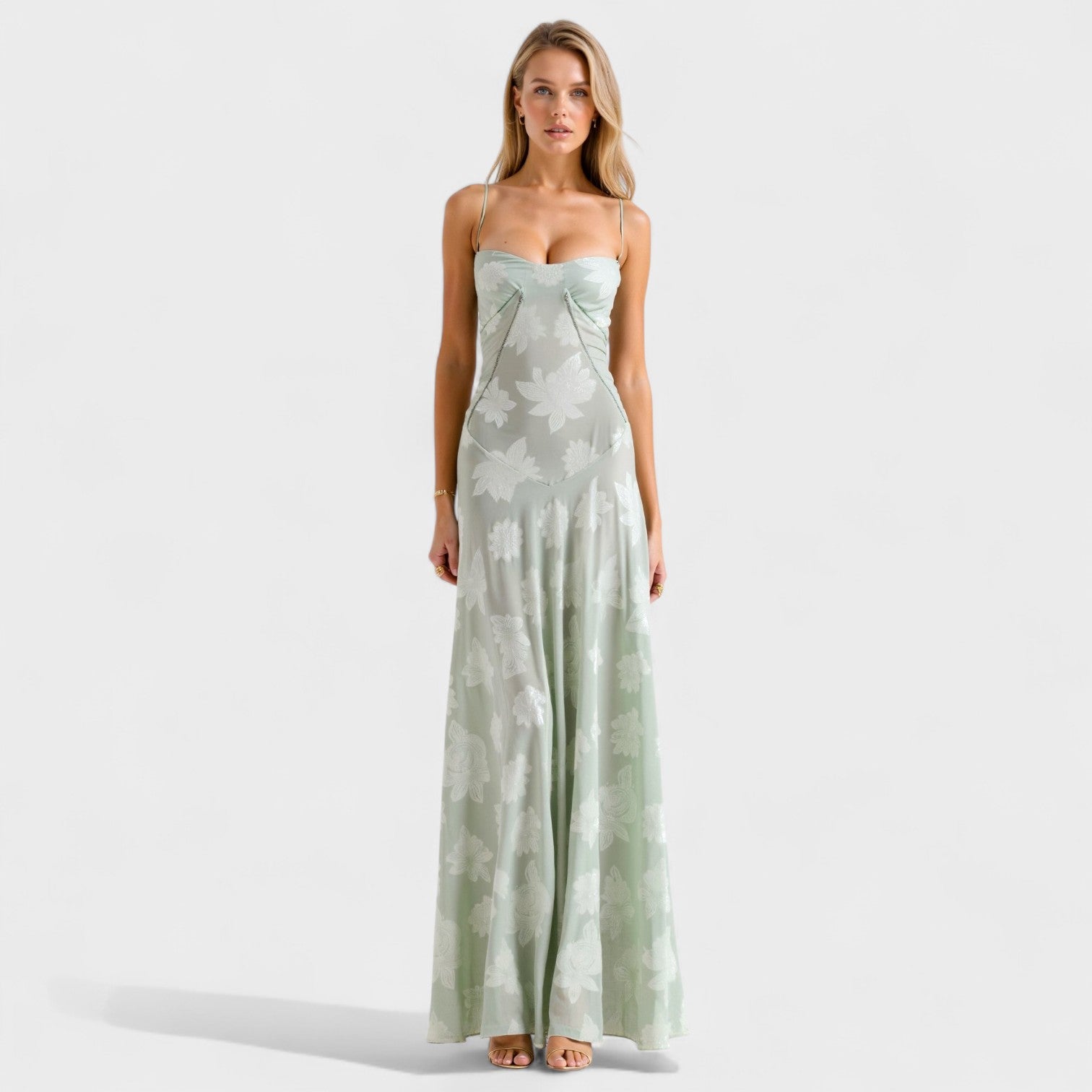 Werona - Sukienka z kolorowej koronki