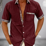 Klasyczna męska koszula z krótkim rękawem