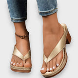 Radojka - Ortopedyczne baleriny na obcasie