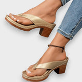 Radojka - Ortopedyczne baleriny na obcasie