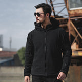 Kurtka polarowa z kapturem dla mężczyzn