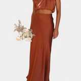 Luźna Drapowana Bluzka Bez Pleców