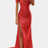 Renata Haljdzina Syrenka bez ramiączek z cekinami