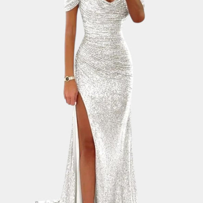 Renata Haljdzina Syrenka bez ramiączek z cekinami