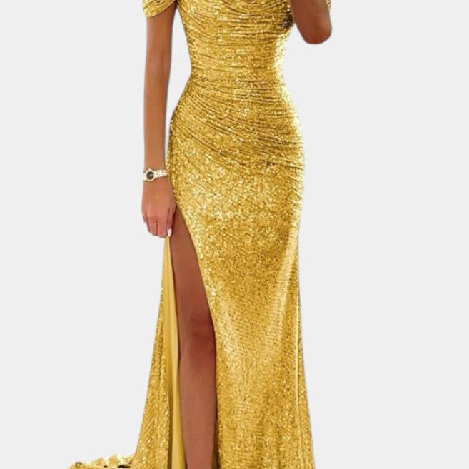 Renata Haljdzina Syrenka bez ramiączek z cekinami