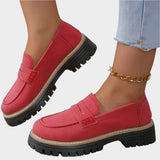 Mokasyny z Grubą Podeszwą