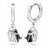 Kolczyki z zawieszką w kształcie psa