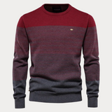 Sweter męski z okrągłym dekoltem