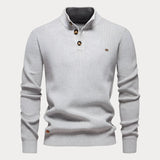 Sweter z guzikami dla mężczyzn