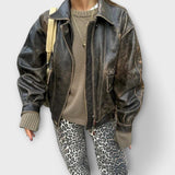 Rozalia - Vintage dżinsy w leoparda