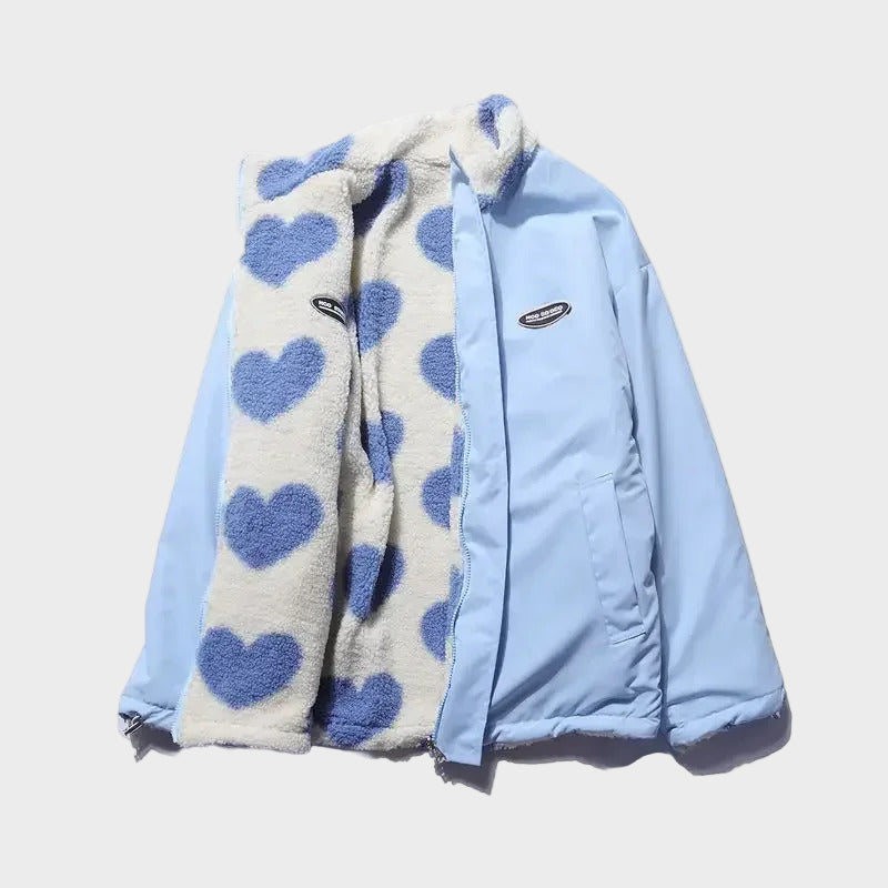 Katarina – Dwustronna kurtka z sercami