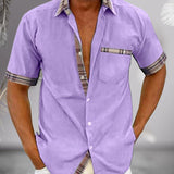 Klasyczna męska koszula z krótkim rękawem