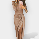 Elegancka sukienka o stylizowanym kroju