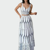 Biały zestaw Medyterańska Harmonia