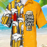 Koszulka z nadrukiem piwa Oktoberfest dla mężczyzn