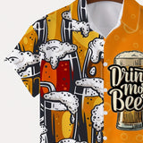 Koszulka z nadrukiem piwa Oktoberfest dla mężczyzn