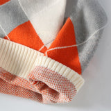 Kariowany sweter dla mężczyzn