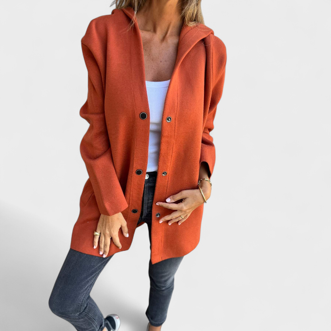 Rajna - Urban płaszcz z kapturem